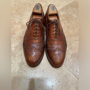 Men’s Polo Ralph Lauren brown Wing Tip Dress shoe